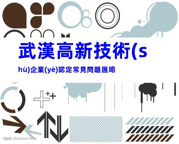 武漢高新技術(shù)企業(yè)認定常見問題匯總