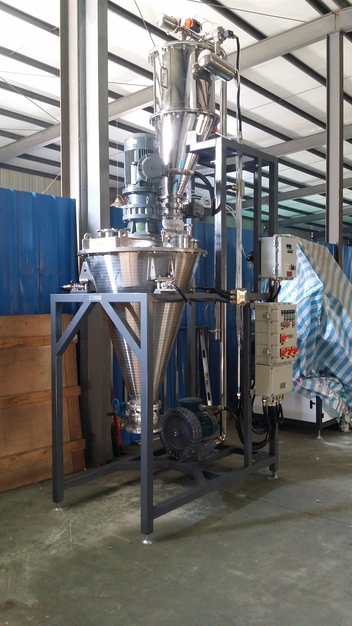 真空粉末自動上料機粉體氣力輸送系統(tǒng)全程無塵